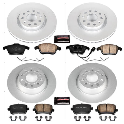 Power Stop 2011 Volkswagen Tiguan Front & Rear Z23 Evolution Sport Coated Brake Kit
