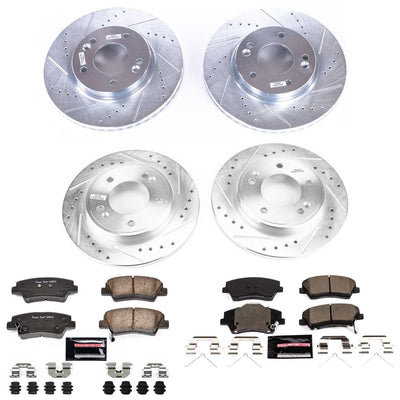 Power Stop 2019 Hyundai Elantra Front & Rear Z23 Evolution Sport Brake Kit