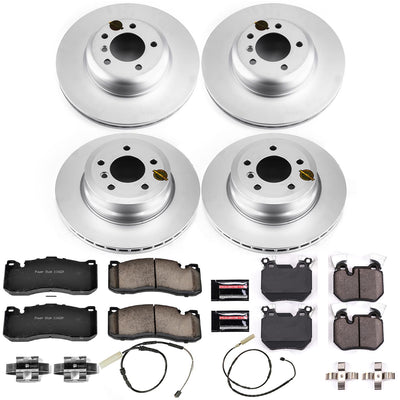 Power Stop 11-13 BMW 135i Front & Rear Z23 Evolution Sport Coated Brake Kit