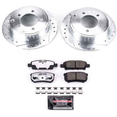 Power Stop 11-14 Chrysler 200 Front & Rear Z26 Street Warrior Brake Kit
