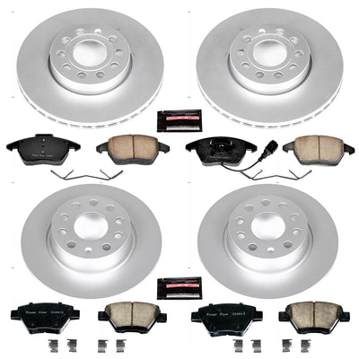 Power Stop 2012 Volkswagen Beetle Front & Rear Z23 Evolution Sport Coated Brake Kit