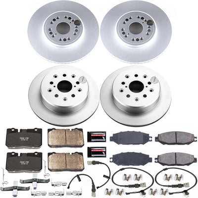 Power Stop 95-00 Lexus LS400 Front & Rear Z17 Evolution Geomet Coated Brake Kit