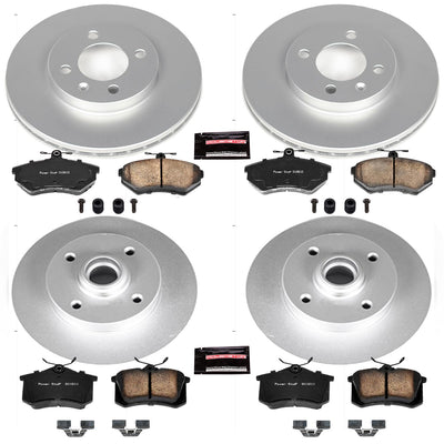 Power Stop 95-97 Volkswagen Passat Front & Rear Z23 Evolution Sport Coated Brake Kit
