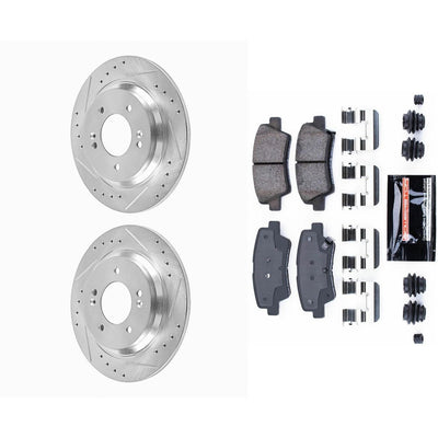 Power Stop 2015 Hyundai Sonata Front & Rear Z23 Evolution Sport Brake Kit
