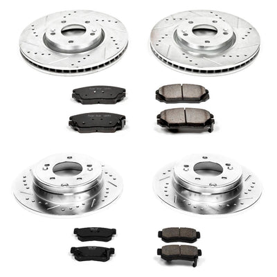 Power Stop 06-08 Hyundai Sonata Front & Rear Z23 Evolution Sport Brake Kit