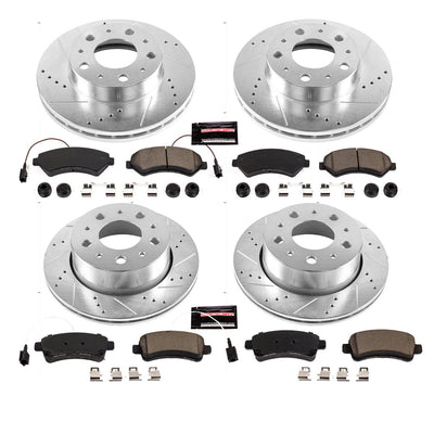 Power Stop 15-19 Ram ProMaster 1500 Front & Rear Z23 Evolution Sport Brake Kit