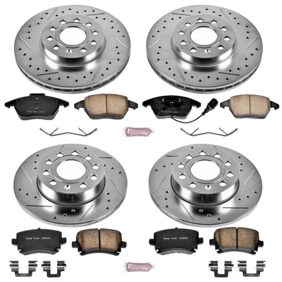 Power Stop 05-10 Volkswagen Jetta Front & Rear Z23 Evolution Sport Brake Kit