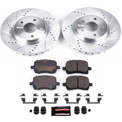 Power Stop 04-08 Chevrolet Malibu Front Z23 Evolution Sport Brake Kit w/Calipers