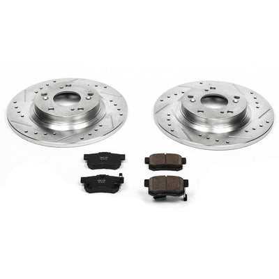 Power Stop 00-09 Honda S2000 Rear Z23 Evolution Sport Brake Kit w/Calipers
