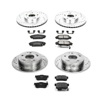 Power Stop 02-06 Acura RSX Front & Rear Z23 Evolution Sport Brake Kit