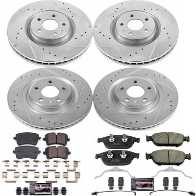 Power Stop 2012 Audi A7 Quattro Front & Rear Z23 Evolution Sport Brake Kit