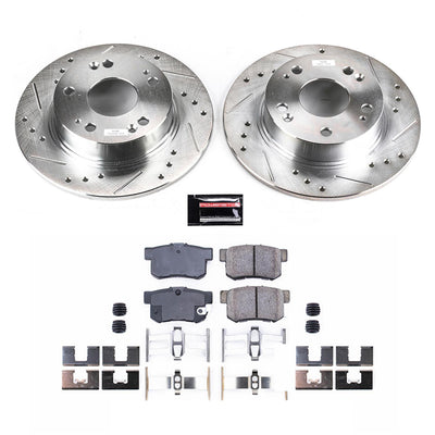 Power Stop 04-08 Acura TSX Rear Z23 Evolution Sport Brake Kit w/Calipers