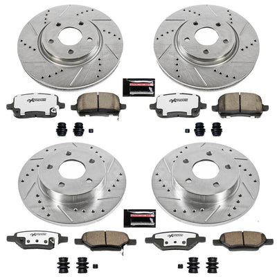 Power Stop 05-06 Chevrolet Cobalt Front & Rear Z26 Street Warrior Brake Kit