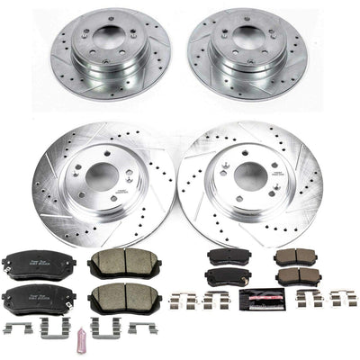 Power Stop 2016 Hyundai Sonata Front & Rear Z23 Evolution Sport Brake Kit