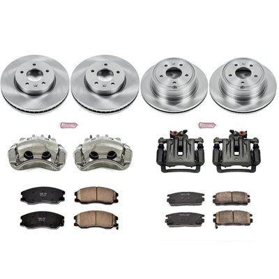 Power Stop 12-15 Chevrolet Captiva Sport Autospecialty Kit w/ Calipers - Front and Rear