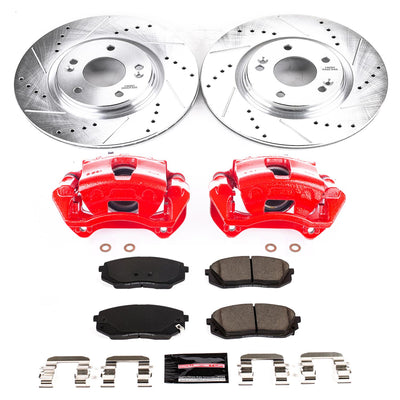 Power Stop 16-19 Hyundai Sonata Front Z23 Evolution Sport Brake Kit w/Calipers