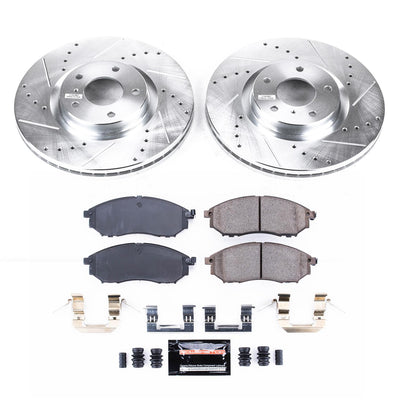Power Stop 05-07 Infiniti G35 Front Z23 Evolution Sport Brake Kit w/Calipers