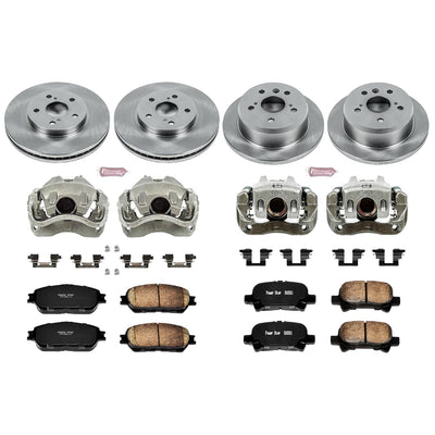 Power Stop 05-07 Toyota Avalon Front & Rear Autospecialty Brake Kit w/Calipers