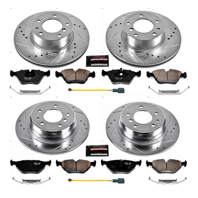 Power Stop 1989 BMW 525i Front & Rear Z23 Evolution Sport Brake Kit