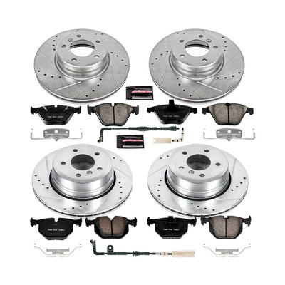 Power Stop 06-07 BMW 525xi Front & Rear Z23 Evolution Sport Brake Kit