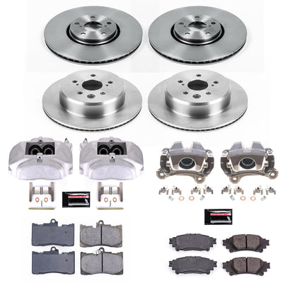 Power Stop 16-17 Lexus IS0t Front & Rear Autospecialty Kit w/Cals