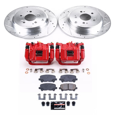 Power Stop 11-17 Honda Odyssey Rear Z23 Evolution Sport Brake Kit w/Calipers