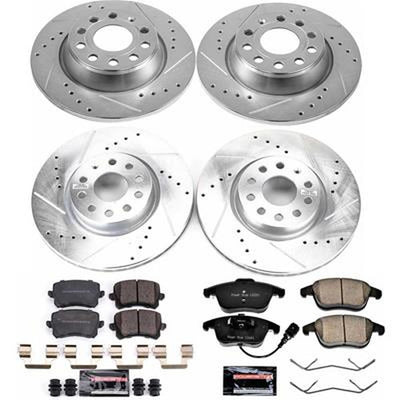 Power Stop 2015 Audi Q3 Front & Rear Z23 Evolution Sport Brake Kit