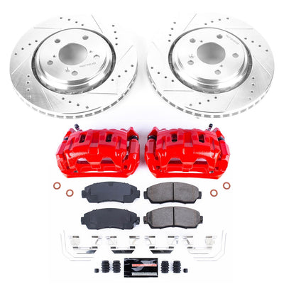 Power Stop 15-17 Honda Odyssey Front Z23 Evolution Sport Brake Kit w/Calipers