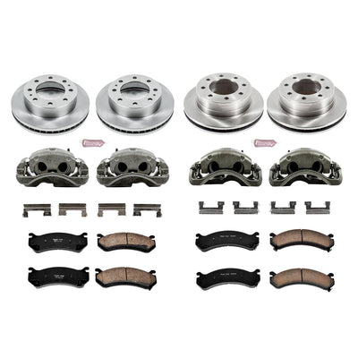 Power Stop 2003 Chevrolet Silverado 1500 HD Front & Rear Autospecialty Brake Kit w/Calipers