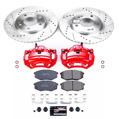 Power Stop 10-12 Hyundai Tucson Front Z23 Evolution Sport Brake Kit w/Calipers