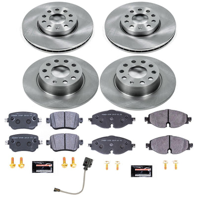 Power Stop 2019 Volkswagen Golf Front & Rear Track Day SPEC Brake Kit