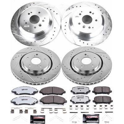 Power Stop 14-16 Acura MDX Front & Rear Z36 Truck & Tow Brake Kit