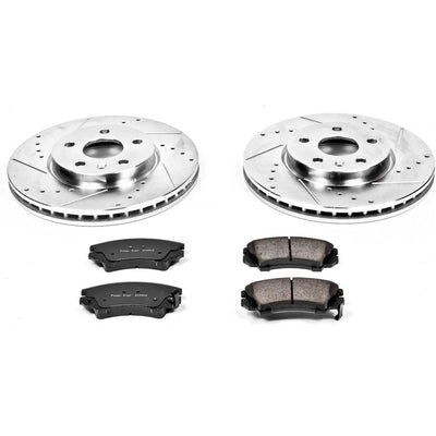 Power Stop 10-15 Chevrolet Camaro Front Z23 Evolution Sport Brake Kit w/Calipers