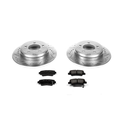 Power Stop 10-15 Hyundai Sonata Front & Rear Z23 Evolution Sport Brake Kit