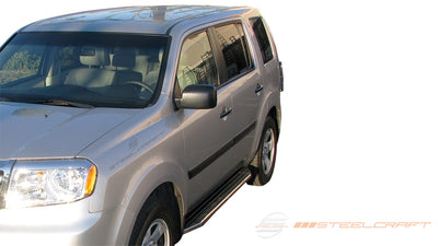 0915 HONDA PILOT RUNNING BOARDS BLACK