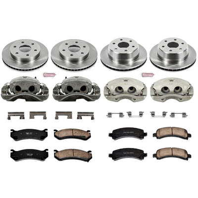 Power Stop 03-06 Cadillac Escalade Front & Rear Autospecialty Brake Kit w/Calipers