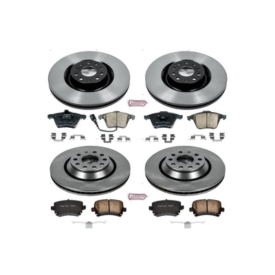 Power Stop 09-11 Volkswagen CC Front & Rear Autospecialty Brake Kit