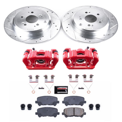 Power Stop 09-11 Honda Pilot Rear Z23 Evolution Sport Brake Kit w/Calipers
