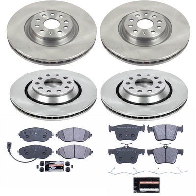 Power Stop 15-19 Volkswagen Golf R Front & Rear Track Day SPEC Brake Kit