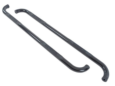 3" ROUND SIDE BARS MILD STEEL BLACK