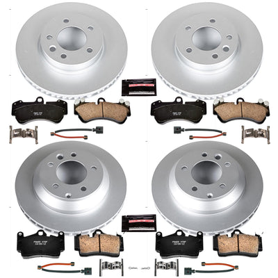 Power Stop 04-06 Porsche Cayenne Front & Rear Z23 Evolution Sport Coated Brake Kit