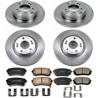 Power Stop 2015 Hyundai Sonata Front & Rear Autospecialty Brake Kit