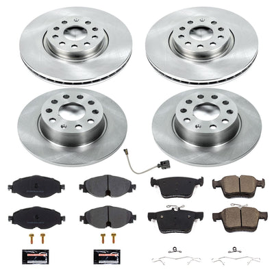 Power Stop 15-18 Audi A3 Front & Rear Autospecialty Brake Kit