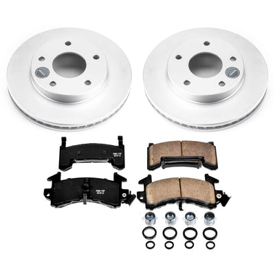 Power Stop 79-85 Oldsmobile Toronado Front & Rear Z17 Evolution Geomet Coated Brake Kit