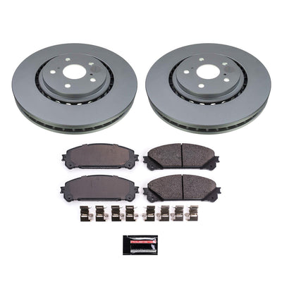 Power Stop 2021 Toyota Sienna Front Z17 Coated Brake Kit