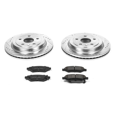 Power Stop 10-15 Chevrolet Camaro Front & Rear Z23 Evolution Sport Brake Kit