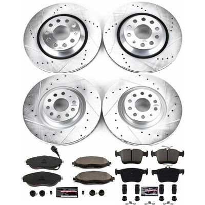 Power Stop 15-19 Volkswagen Golf R Front & Rear Z23 Evolution Sport Brake Kit