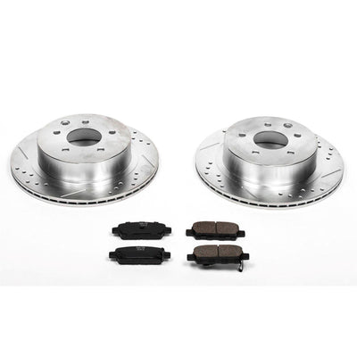 Power Stop 03-05 Infiniti G35 Rear Z23 Evolution Sport Brake Kit w/Calipers
