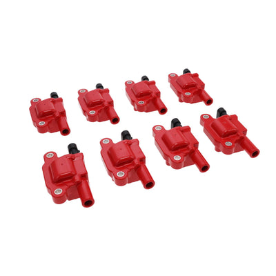 LS High Output Ign Coils Red 05-18 LS Set of 8