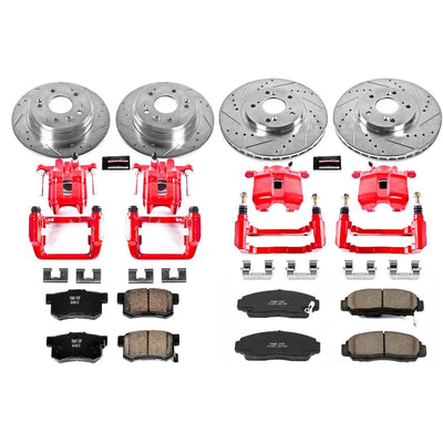 Power Stop 99-03 Acura TL Front & Rear Z23 Evolution Sport Brake Kit w/Calipers